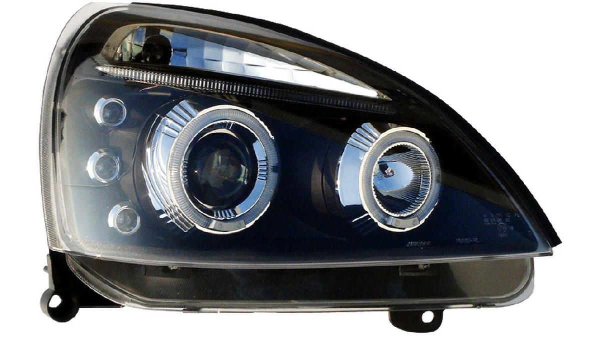 Set+de+phares+sur+mesure+pour+Renault+Clio+II+Facelift+2001-2005+-+Noir+-+incl.+Angel-Eyes